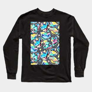 90's Shark Long Sleeve T-Shirt